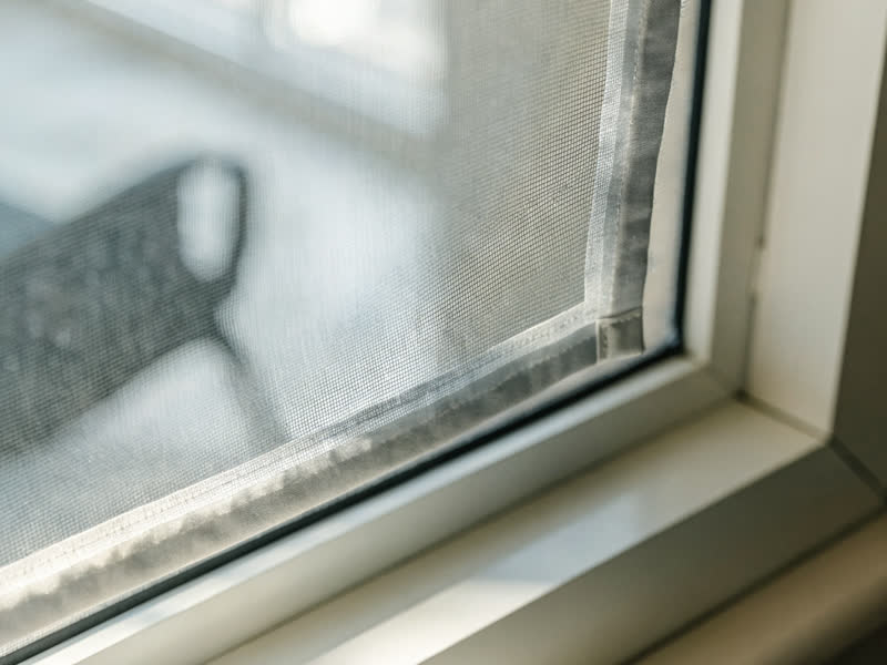 Mit Klettband (ohne Bohren) — Fenster · Ohne Bohren